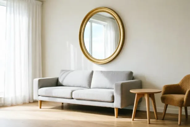 small decor changes make room look bigger