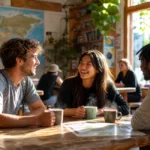 make friends while traveling alone naturally