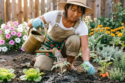 how often to water a small backyard garden