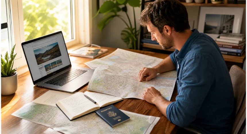 plan a trip from scratch without travel agent