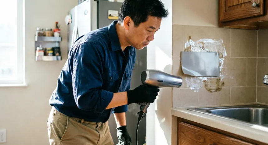 install peel and stick backsplash tiles