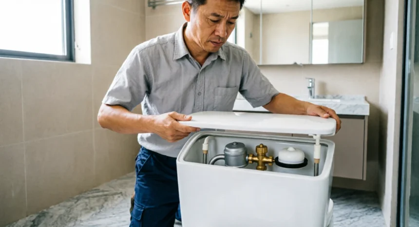 toilet keeps running after flushing